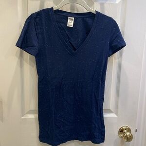 Blue speckle PINK Victoria Secret’s XS T-shirt
